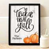 Trick or Treat Y'all Halloween Print - Hypolita Co.