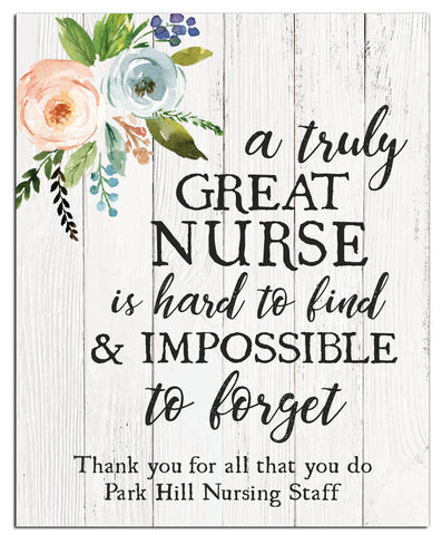 Personalized Nurse Print - Hypolita Co.