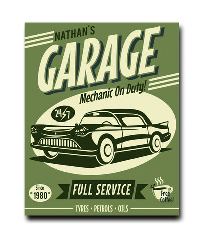 Vintage Garage Print - Hypolita Co.