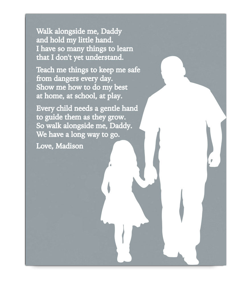 Dad & Daughter Poem Print – Hypolita Co.