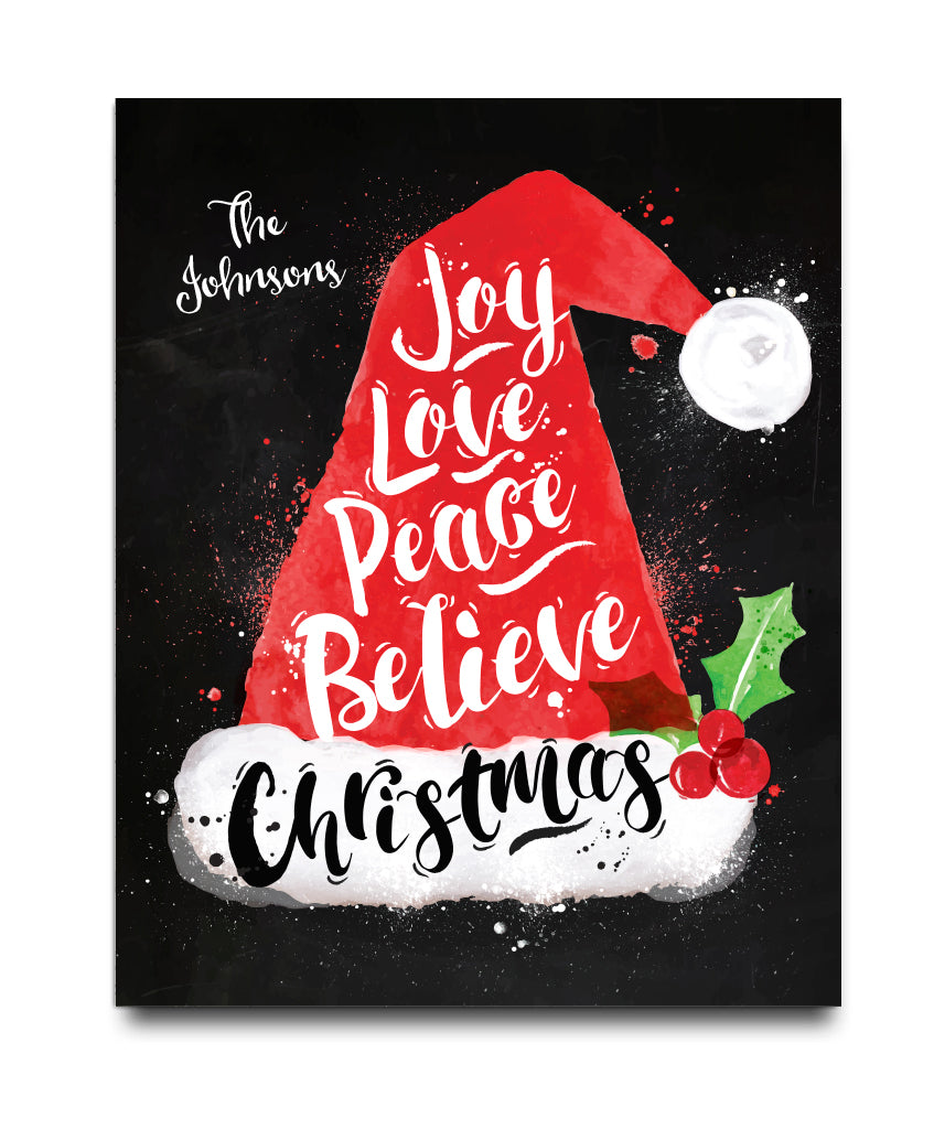 Watercolor Santa Christmas Print - Hypolita Co.