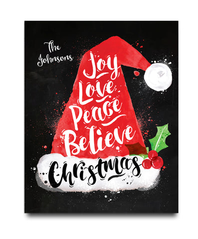 Watercolor Santa Christmas Print - Hypolita Co.