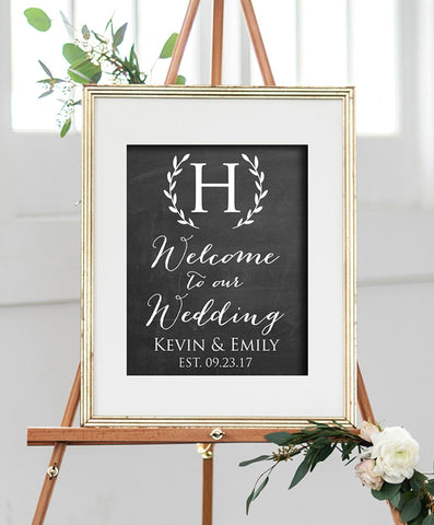 Wedding Welcome Print - Hypolita Co.