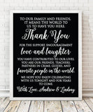 Wedding Thank You Print - Hypolita Co.