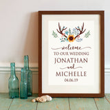 Wedding Welcome Print - Hypolita Co.