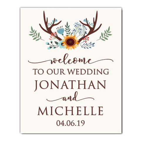 Wedding Welcome Print - Hypolita Co.