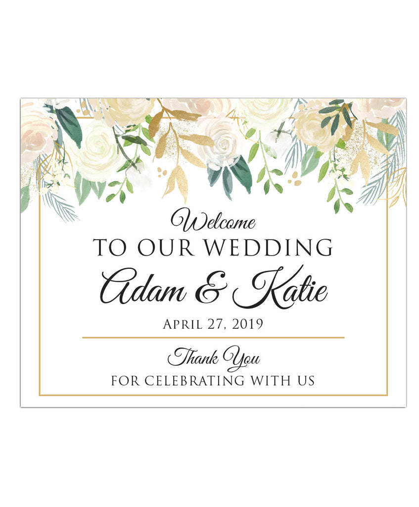 Wedding Welcome Print - Hypolita Co.