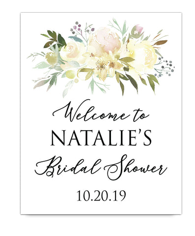 Bridal Shower Welcome Print - Hypolita Co.