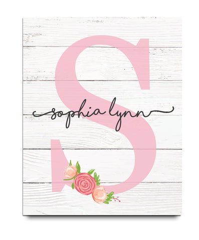 Floral Monogram Print - Hypolita Co.