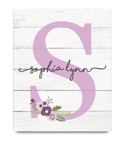 Floral Monogram Print - Hypolita Co.