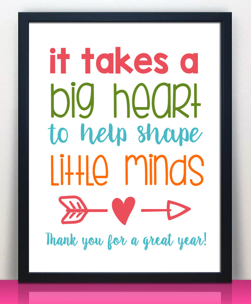 Teacher Appreciation Print - Instant Download - Hypolita Co.