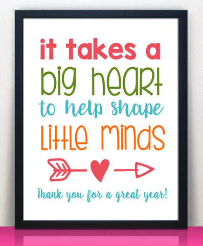 Teacher Appreciation Print - Instant Download - Hypolita Co.