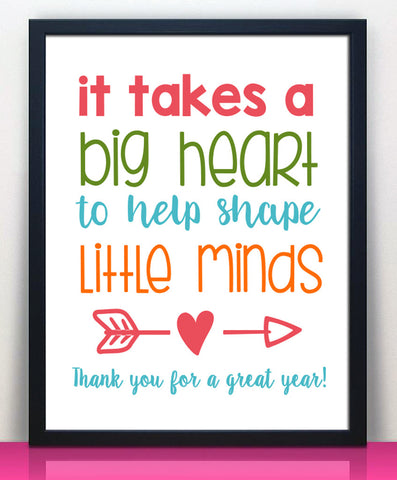 Teacher Appreciation Print - Instant Download - Hypolita Co.